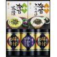 夏の贈り物お中元 味のり卓上バラエティセット やま磯 味付のり （8切24枚）×2、ゆかり味付のり （8切24枚）・海苔茶漬 （5.5g×3袋）・海苔ふりかけ（5g×3袋）×各1