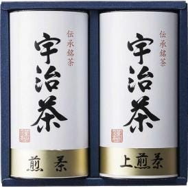 夏の贈り物お中元 宇治茶詰合せ（伝承銘茶） 上煎茶・煎茶（各100g）×各1