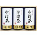 夏の贈り物お中元 宇治茶詰合せ（伝承銘茶）木箱入 玉露（150g）×2、特上煎茶（150g）×1