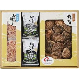 夏の贈り物お中元 日本の美味・和素材スープ詰合せ 椎茸お吸い物（あごだし）×2、大分産原木乾椎茸こうしん（30g）・鹿児島県枕崎産かつお削りぶし（3g×6袋）×各1