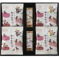 夏の贈り物お中元 和菓子詰合せ 銀座鹿乃子 かりんとう（黒蜜・白蜜）(各10g)×各2、羊羹（小倉・本練）（各50g）×各1