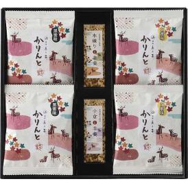 夏の贈り物お中元 和菓子詰合せ 銀座鹿乃子 かりんとう（黒蜜・白蜜）(各10g)×各2、羊羹（小倉・本練）（各50g）×各1