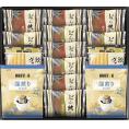 夏の贈り物お中元 ドトールコーヒー＆どら焼き 詰合せ どら焼き（粒あん・八女抹茶あん）×各5、ドトールドリップコーヒー（7g）・欧風ヴァッフェル×各2