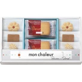 夏の贈り物お中元 レーズンサンド・クッキーセット モンシャルール レーズンサンド・紅茶リーフ ・花型いちご・アメリカン×各2