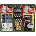 夏の贈り物お中元 クッキー＆コーヒー＆紅茶 ブレイクタイム チェスティアクッキー×8、AGFブレンディスティックコーヒーカフェオレ（8.8g）・AGFブレンディドリップコーヒー（7g）・AGFブレンデ