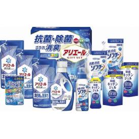 夏の贈り物お中元 アリエール抗菌除菌ギフト ギフト工房 P&Gアリエールジェル詰替用（405g）×3、抗菌消臭ソフターEX詰替用（350g）・除菌キッチンジェル詰替用（160ml）×各2、P&Gアリエ
