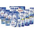 夏の贈り物お中元 アリエール抗菌除菌ギフト ギフト工房 P&Gアリエールジェル詰替用（405g）×4、抗菌消臭ソフターEX詰替用（350g）×3、除菌キッチンジェル詰替用（160ml）・洗たく槽クリー