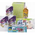夏の贈り物お中元 クリーンランドリー＆キッチンセット ライオントップクリアリキッド抗菌（25g×2袋）×3、オレンジマイルドコンパクト（270ml）・ライオンリード冷凍も冷蔵も新鮮保存バッグ（タイ）（