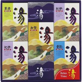 春の贈り物 薬用入浴剤 湯ギフト 薬用入浴剤（紀伊）（25g×5包）×2、薬用入浴剤（草津・加賀・登別）（各25g×5包）×各1