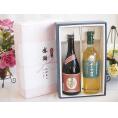 夏の贈り物お中元 感謝の贈り物ボックスプレミアムな芋焼酎と国産ワインセット (長野県産葡萄使用 ナイアガラ白ワイン や