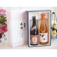 夏の贈り物お中元 感謝の贈り物ボックスプレミアムな芋焼酎と国産ワインセット (かもし甲州 オレンジワイン 辛口(山梨県