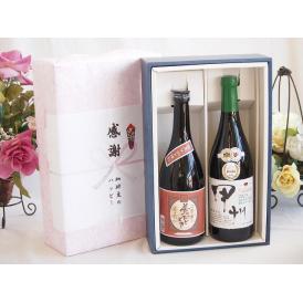 夏の贈り物お中元 感謝の贈り物ボックスプレミアムな芋焼酎と国産ワインセット (柑橘香 穂坂甲州 白ワイン 辛口(山梨県