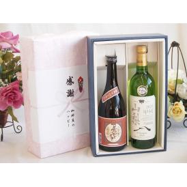 夏の贈り物お中元 感謝の贈り物ボックスプレミアムな芋焼酎と国産ワインセット (山梨 甲州 白ワイン やわらかな辛口(山