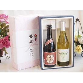 夏の贈り物お中元 感謝の贈り物ボックスプレミアムな芋焼酎と国産ワインセット (シャインマスカット100白ワイン やや甘