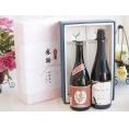 夏の贈り物お中元 感謝の贈り物ボックスプレミアムな芋焼酎と国産ワインセット (MdV オアシス ブラッククイーン白スパ