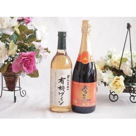 有機栽培100%白ワインと国産ワインセット(おたる醸造 キャンベル赤スパークリングワインやや甘口(北