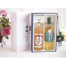 夏の贈り物お中元 感謝の贈り物ボックス プレミアムな麦焼酎と国産ワインセット(長野県産葡萄使用 ナイアガラ白ワイン や