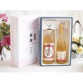 夏の贈り物お中元 感謝の贈り物ボックス プレミアムな麦焼酎と国産ワインセット(信州りんごシードルワインやや甘口(長野県