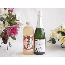 プレミアムな熟成麦焼酎と国産ワインセット夢のひととき熟成麦焼酎25°(大分県)720mlMdV オア