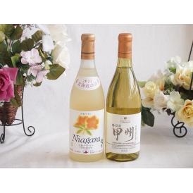 プレミアムなナイアガラワインと国産ワインセット 勝沼産 甲州 白ワイン やや甘口(山梨県)720ml