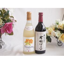 プレミアムなナイアガラワインと酸化防止剤無添加ワインセット 酸化防止剤無添加 契約農場の有機赤ワイン