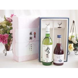 夏の贈り物お中元 感謝の贈り物ボックス おたる生葡萄100%ナイアガラワインと国産ワイン2本セット(信州の巨峰を使った