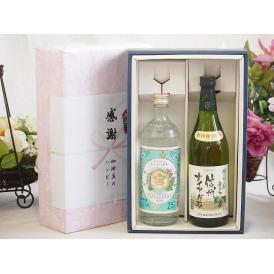 夏の贈り物お中元 感謝の贈り物ボックス 絶大な人気を誇るキンミヤ焼酎と国産ワイン2本セット(酸化防止剤無添加 信州ナイ