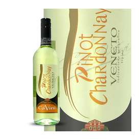 【高品質イタリア白ワイン】キャヴィーニ　ピノ　シャルドネ　IGT　白ワイン（イタリア）750ml　【高品質お手頃ワイン】