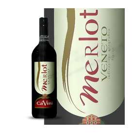【高品質イタリア赤ワイン】キャヴィーニ　メルロー　IGT　赤ワイン（イタリア）750ml　【高品質お手頃ワイン】