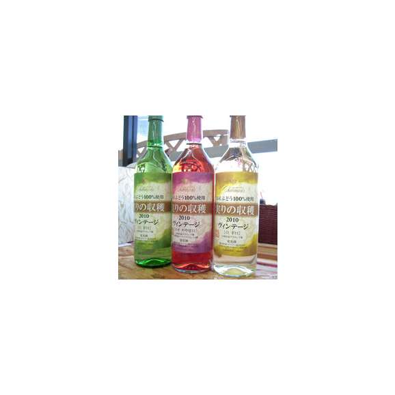 【送料無料】ヴィンテージ2012甲州新酒セット720ｍｌ×3本　【まとめて送料無料（ワイン）】03