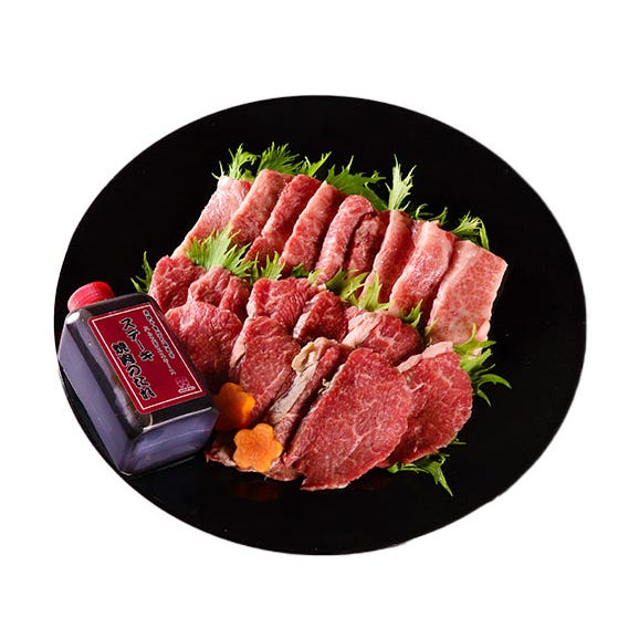 まるき葡萄酒 いろ甲斐ノワール/飛騨牛カルビ＆赤身焼肉セット(タレ付)04