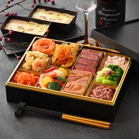 欧風食堂サラマンジェF 手作りフレンチおせち 2027　1段重【2～3人前】＋せいこ蟹のグラタン2個《送料込》/ 12月27日より順次発送　※お届け日時指定不可