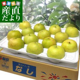 福島県より産地直送 JAふくしま未来 二十世紀梨 秀品 約5キロ (12玉から16玉) 梨 なし送料無料 20世紀なし
