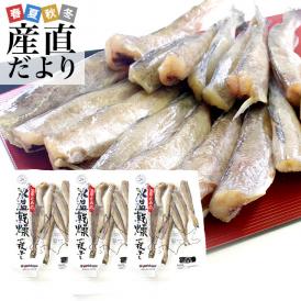 送料無料　北海道産　コマイ（氷下魚）の氷温乾燥一夜干し　約600g（200g×3袋）