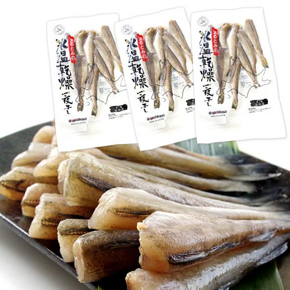 送料無料　北海道産　コマイ（氷下魚）の氷温乾燥一夜干し　約600g（200g×3袋）03