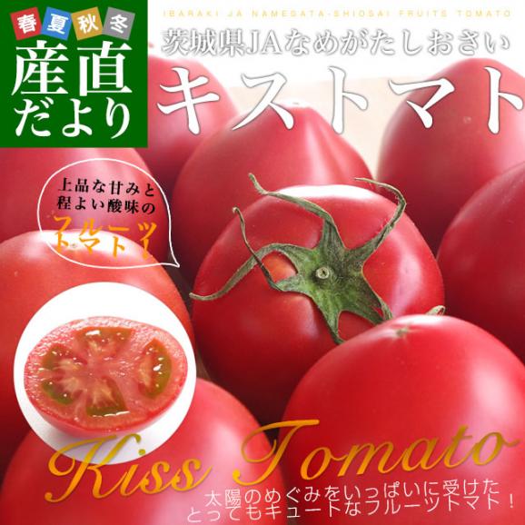 茨城県より産地直送　JAなめがたしおさい　フルーツトマト　キストマト　LからMサイズ　約1キロ（10から16玉）02