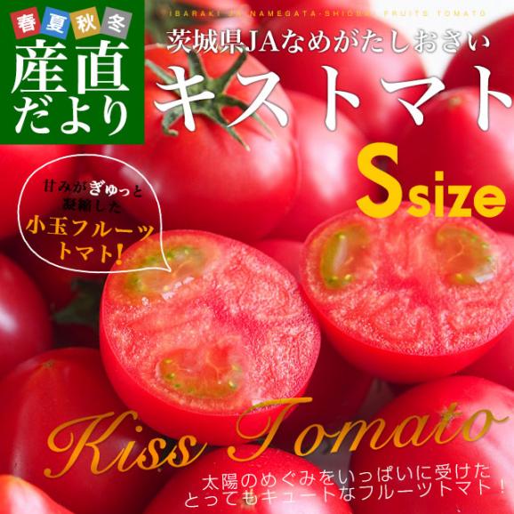 茨城県より産地直送　JAなめがたしおさい　フルーツトマト　キストマト　Sサイズ　約1キロ（17から25玉）02