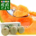 送料無料　北海道より産地直送　JA夕張市　夕張メロン　秀品　3玉　（約2キロ×3玉）　ゆうばりめろん　夏ギフト2019　お中元ギフト