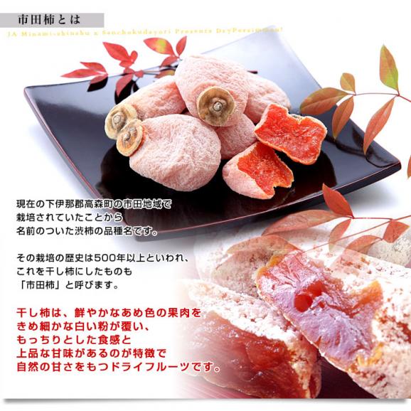長野県産 JAみなみ信州 市田柿 (干し柿) 340g化粧箱（8粒入り）市場発送スポット 05