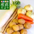 たっぷり野菜詰め合わせ ご自宅直送 応援セット (基本の根菜5品セット) ※じゃがいも、玉ねぎ、にんじん、大根、ごぼう 送料無料