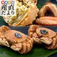 北海道より直送 北海道産 「浜ゆで 毛ガニ」大型570g前後×2尾入　送料無料　かに カニ 毛ガニ 毛がに 毛蟹 ギフト