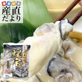 広島県産 牡蠣(冷凍むき身) 加熱用 特大5Lサイズ  1キロ（解凍後約850g） 23粒前後 送料無料 生牡蠣 かき カキ
