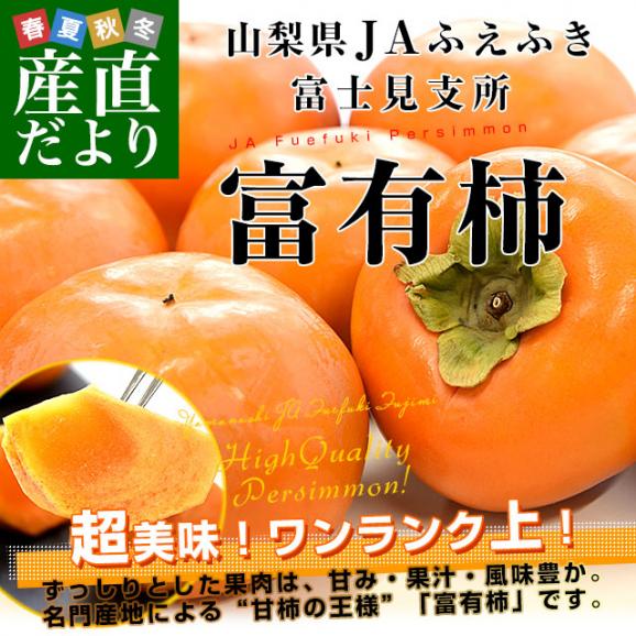 山梨県 JAふえふき 富士見支所 富有柿 赤秀以上 Lサイズ 約2.3キロ(10玉) 送料無料 柿 カキ かき02