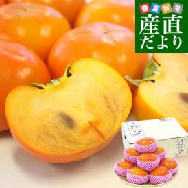 奈良県 JAならけん 富有柿 優品以上 2LからLサイズ 約2.5キロ(9玉から11玉）送料無料 柿 かき ふゆう柿