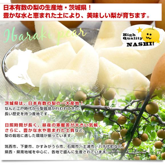 茨城県産 梨 恵水 優品以上 大玉 約2キロ（4玉から6玉入り）送料無料 なし ナシ 和梨 赤梨 けいすい06