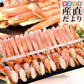 北海道より直送 北海道加工 「ボイル本ズワイガニ・ハーフポーション」 総重量1.2キロ 送料無料 ズワイ ズワイ蟹 かに カニ脚 蟹 ギフト