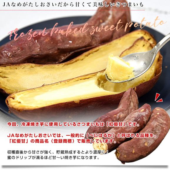 茨城県 JAなめがたしおさい 冷凍焼き芋 紅優甘（べにゆうか） 送料無料 さつまいも やきいも ※クール冷凍便05