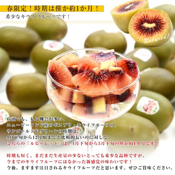 ニュージーランド産 ゼスプリ・ルビーレッド 新品種のキウイフルーツ 小玉 約1.6キロ(800g×2袋)合計16玉から19玉前後 送料無料 キウイフルーツ06