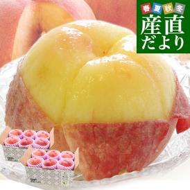 福島県産 JAふくしま未来 ミスピーチ 青秀品以上 約2キロ×2箱 (5玉から6玉×2箱) 送料無料 もも 桃 モモ
