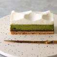 ◆お取り寄せスイーツ◆【ダブルチーズケーキ】 抹茶　ハーフサイズ